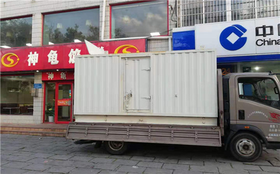 哈尔滨出租发电机施工案例
